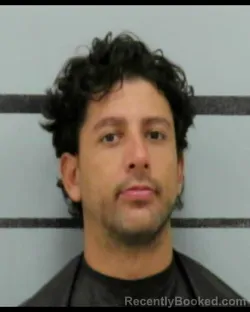 Mugshot of Jorge Abraham Mejia Flores booked in Lubbock County, Texas on August 28, 2026