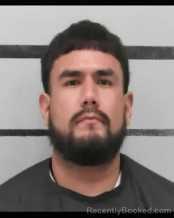 Mugshot of Miguel Mendoza booked in Lubbock County, Texas on October 25, 2026