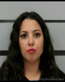 Mugshot of Xochitl Mojica booked in Lubbock County, Texas on August 22, 2026