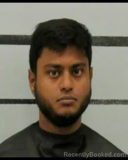 Mugshot of Gazi Salah Uddin Nuhash booked in Lubbock County, Texas on August 25, 2026
