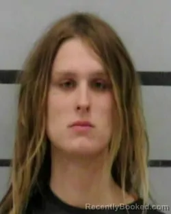 Mugshot of RIVER BLUE SIMMONS booked in Lubbock County, Texas on March 19, 2026