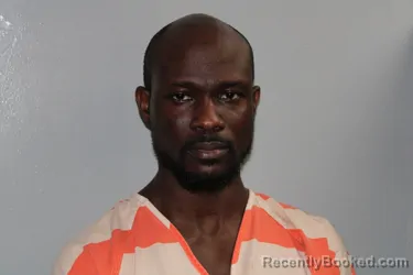 Mugshot of Oluwayomi Obed Edom Adeola booked in Madison County, Texas on August 21, 2026