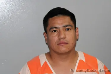 Mugshot of Erick Sunuc Jacobo booked in Madison County, Texas on October 19, 2026