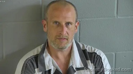 Mugshot of John Perry Shearer booked in Levy County, Florida on August 13, 2026