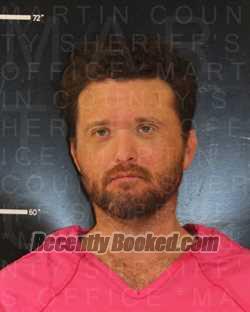 Booking photo from Martin County, Texas