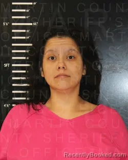 Mugshot of ALEXIS LEANN DEFER booked in Martin County, Texas on March 26, 2026