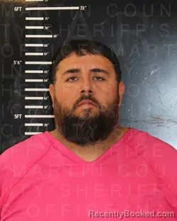 Mugshot of MARTIN ORTEGA SUCHIL JR booked in Martin County, Texas on April 6, 2026