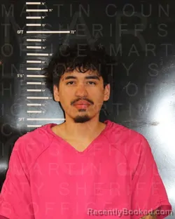 Mugshot of MAX DAMIEN III PEREZ booked in Martin County, Texas on April 11, 2026