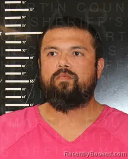 Mugshot of CHRISTOPHER BERNAL booked in Martin County, Texas on April 15, 2026