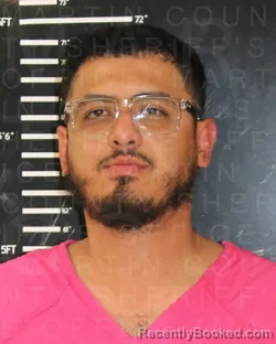 Mugshot of JAIRO MICHEL TAVIRA REYES booked in Martin County, Texas on May 13, 2026