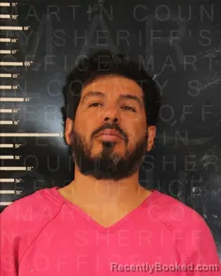 Mugshot of OSCAR PEREZ booked in Martin County, Texas on June 7, 2026
