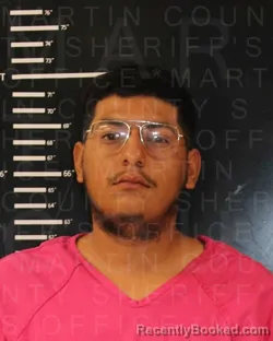 Mugshot of JUAN CARLOS LOPEZ CHAVEZ booked in Martin County, Texas on June 24, 2026