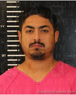 Mugshot of BALDOMERO VENTURA RODRIGUEZ booked in Martin County, Texas on July 11, 2026