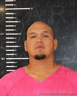 Mugshot of SEAN MICHAEL TORRES booked in Martin County, Texas on July 20, 2026