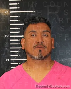 Mugshot of JESUS RUBIO CENTENO booked in Martin County, Texas on July 20, 2026