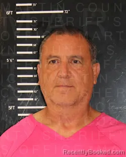 Mugshot of JOSE LUIZ MENDOZA booked in Martin County, Texas on July 24, 2026