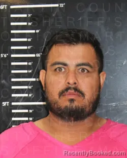 Mugshot of Francisco J Guevara-Montiel booked in Martin County, Texas on August 9, 2026