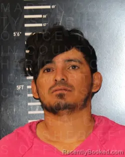 Mugshot of Elber Osmaro Benitez-Melgar booked in Martin County, Texas on August 15, 2026