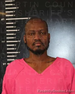 Mugshot of Martin Mbabazi booked in Martin County, Texas on August 22, 2026