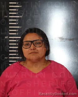Mugshot of Destiny Jennifer Ventura booked in Martin County, Texas on September 8, 2026
