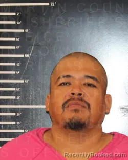 Mugshot of Inosencio Sanchez Garcia booked in Martin County, Texas on September 9, 2026