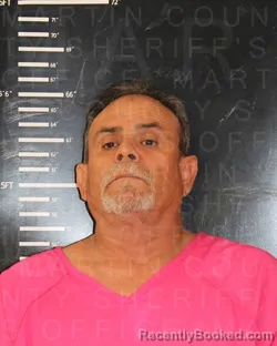 Mugshot of Alonzo Galindo-Carrasco booked in Martin County, Texas on September 16, 2026