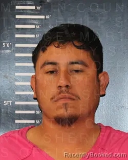 Mugshot of Adrian Gonzalez booked in Martin County, Texas on September 20, 2026