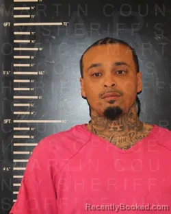Mugshot of Khalil Devon Thornton booked in Martin County, Texas on September 23, 2026