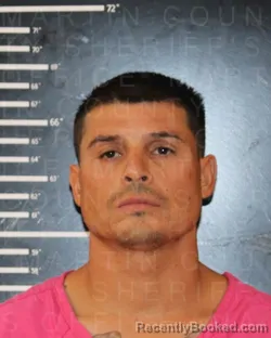 Mugshot of Eloy Vasquez Navarrette booked in Martin County, Texas on September 28, 2026