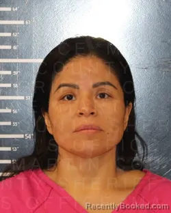 Mugshot of Maya Yudith Inadomi booked in Martin County, Texas on October 6, 2026