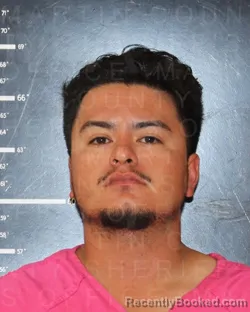 Mugshot of Israel Gonzalez Navarro booked in Martin County, Texas on October 15, 2026
