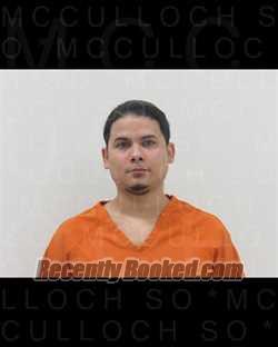 Booking photo from McCulloch County, Texas