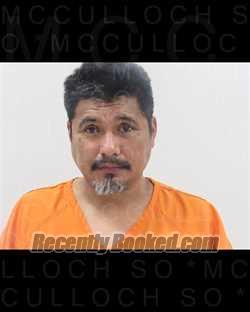 Booking photo from McCulloch County, Texas