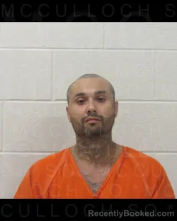 Mugshot of CHRISTOPHER DELAMORA booked in McCulloch County, Texas on March 19, 2026