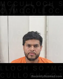 Mugshot of ERIK FLORES-NAVARRO booked in McCulloch County, Texas on April 5, 2026