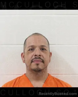 Mugshot of GREGORY HERNANDEZ booked in McCulloch County, Texas on July 26, 2026