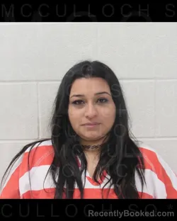 Mugshot of Consuelo Maricela Estrada booked in McCulloch County, Texas on August 15, 2026
