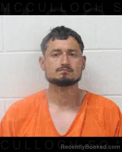 Mugshot of Jose Corona booked in McCulloch County, Texas on August 16, 2026