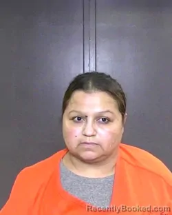 Mugshot of Francelia Herrera booked in McLennan County, Texas on October 16, 2026