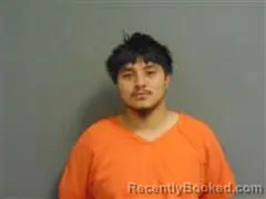 Mugshot of Isaiah Alvarez booked in Milam County, Texas on September 16, 2026
