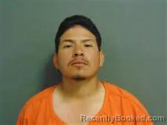Mugshot of Leonardo Cuadros booked in Milam County, Texas on August 7, 2026