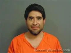 Mugshot of Emmanuel Carrillo booked in Milam County, Texas on August 30, 2026