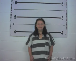 Mugshot of ANGEL NOEL CASTILLO booked in Montague County, Texas on June 9, 2026