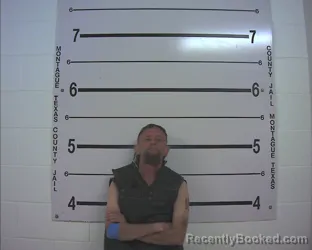 Mugshot of DANIEL THOMAS COLLINS booked in Montague County, Texas on July 27, 2026