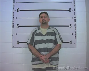 Mugshot of JESSE WARREN JR CAHILL booked in Montague County, Texas on June 9, 2026