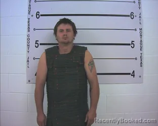 Mugshot of Kaleb Kyle Claflin booked in Montague County, Texas on August 18, 2026