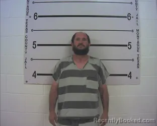 Mugshot of SHAWN WILLIAM DENSTITT booked in Montague County, Texas on April 3, 2026