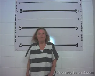 Mugshot of DEBORAH JEAN FISHER booked in Montague County, Texas on June 15, 2026