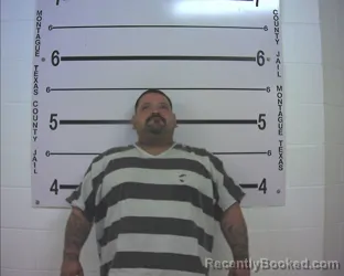 Mugshot of Jose Paul Gonzales booked in Montague County, Texas on August 27, 2026