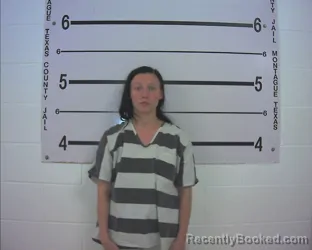 Mugshot of KAYLEIGH SAMANTHA GOLEY booked in Montague County, Texas on July 15, 2026